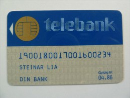 NORWAY - Telebank - Specimen Trials - Bank And Telephone - Noorwegen