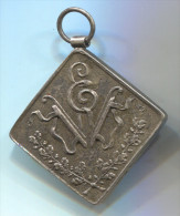 FIGURE SKATING - WIEN, EISLAUF FEREIN, Austria, 1936. Medal, Silver, Dimension: 35x35mm - Pattinaggio Artistico