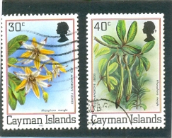 1980 CAYMAN ISLANDS Y & T N° 464 - 465 ( O ) Palétuvier - Caimán (Islas)