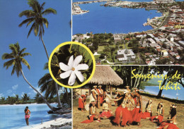 Souvenirs De Tahiti - Multivue (Papeete, Groupe De Danse 'Paulina Et Salomon'...) - Tahiti