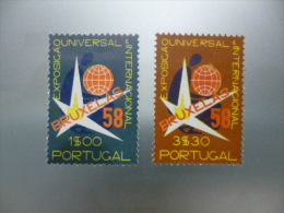 PARTICIPAÇAO DE PORTUGAL NA EXPOSIÇAO DE BRUXELAS - Unused Stamps