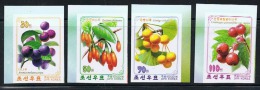 NORTH KOREA 2014 MEDICAL PLANTS STAMP SET IMPERFORATED - Medicinal Plants