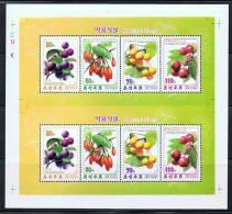 NORTH KOREA 2014 MEDICAL PLANTS PRINT SHEET - Medicinal Plants