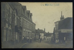 Cpa Carte Photo Du 41 Les Montils -- Bureau Des Voitures De Blois ...  Contres   PZ7 - Contres