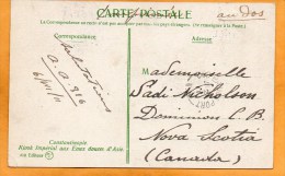 Turkey 1911 Postcard Mailed To Canada - Briefe U. Dokumente