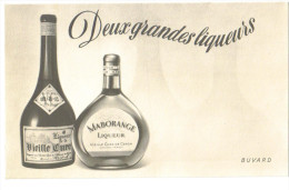 Buvard Ancien "Deux Grandes Liqueurs" - Schnaps & Bier