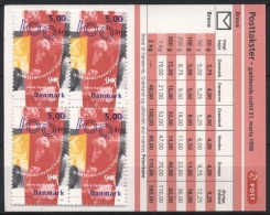 Dänemark 1998 100 J. Organisation Des Arbeitsmarktes 1173 MH Postfrisch (D14282) - Booklets