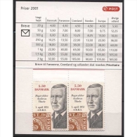 Dänemark 2001 150 Jahre Dänische Briefmarken 1274 MH Postfrisch (D14268) - Booklets