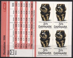 Dänemark 1996 Thorvald Bindesboll Markenheftchen 1136 MH Postfrisch (D14288) - Markenheftchen