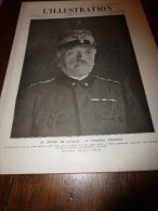 1915 GUERRE:Grande Photo Du Général Cardona;Portrait Couleur Du Général DUBAIL;Lorette;En SERBIE; En ITALIE; ROME...etc - L'Illustration