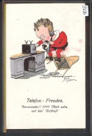 ENFANT AU TELEPHONE - PAR JACK NUMBER - TB - Number, Jack