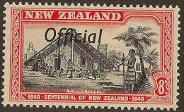 NZ 1940 8d Official SG O149 HM #HF241 - Service