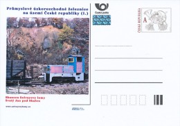 Czech Rep. / Postal Stat. (Pre2012/21) Industrial Narrow Gauge Railways (I.) Open-air Museum Solvay Quarries (2) - Postcards