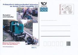 Czech Rep. / Postal Stat. (Pre2012/22) Industrial Narrow Gauge Railways (I.) Open-air Museum Solvay Quarries (3) - Cartes Postales