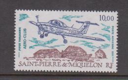 St Pierre & Miquelon 1991 Airmail Piper Tomahawk 10 Fr Plane MNH - Unused Stamps