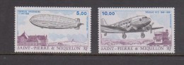 St Pierre & Miquelon 1988 Air Issue Set  Plane & Zeppelin MNH - Neufs