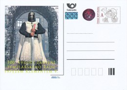 Czech Rep. / Postal Stat. (Pre2012/24) Cancellation Of The Templar Order By Pope Clement V. (1312) - Knight Of The Order - Postkaarten