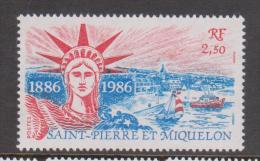 St Pierre & Miquelon 1986 Statue Of Liberty Single MNH - Nuovi