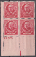 United States   Scott No. 870     Mnh   Year  1940    Plate No. Block - Ungebraucht