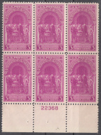 United States    Scott No.  854    Mnh     Year 1939     Plate  Number Block - Ungebraucht