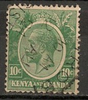 Timbres - Grande-Bretagne (ex-colonies Et  Protectorats- Kenya Et Ouganda  - 1921/25 - 10 C. - - Kenya & Uganda