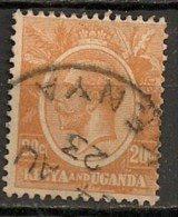 Timbres - Grande-Bretagne (ex-colonies Et  Protectorats- Kenya Et Ouganda - 1921/25 - 20 C. - - Kenya & Oeganda