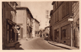 CPA 79 SEPIA MAUZE SUR LE MIGNON LA GRANDE RUE CENTRE - Mauze Sur Le Mignon