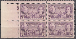 United States    Scott No  776    Mnh   Year  1936    Plate Number Block - Ungebraucht