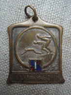 Pendentif Médaille 1925 " Brevet Du Nageur Scolaire " Journal L'Intransigeant - Début XXème Siècle - Ecole - Natation !! - Swimming