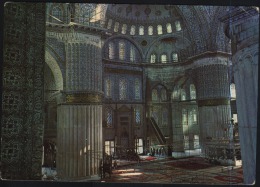 Istanbul-interior Of The Blue Mosque- Mosque Mosquee Unused,perfect Shape - Islam