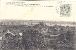 Cpa - Cubzac Les Ponts - Le Grand Pont Métallique ( En L´état ) - Cubzac-les-Ponts