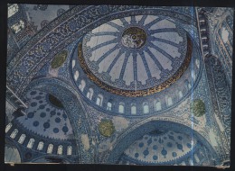 Istanbul-interior Of The Blue Mosque- Mosque Mosquee Unused,perfect Shape - Islam