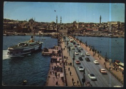 Istanbul-galata Bridge And New Mosque- Mosque Mosquee Unused,perfect Shape - Islam