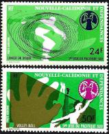 NEW CALEDONIA 5ES JEUX DU PACIFIQUE SUD SPORT SET OF 2 24&50 FRANCS MUH 1974 SG555-6 READ DESCRIPTION !! - Ongebruikt