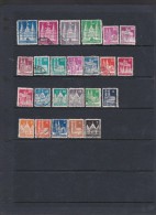 Germany 1948-51 Buildings Used Set - Afgestempeld