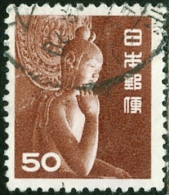 GIAPPONE, JAPAN, ARTE, 1952, FRANCOBOLLO USATO, Scott 558 - Gebruikt