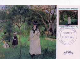 Carte En 1° Jour Du 23/12/1986  NOUMEA (( Peintre  Berthe MOSIROT ) - Neukaledonien