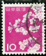 GIAPPONE, JAPAN, FLORA, FIORI, FLOWERS, CILIEGIO, 1961, FRANCOBOLLO USATO, YT 677, Scott 725 - Oblitérés
