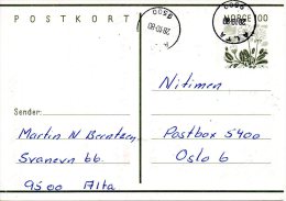 NORVEGE. Carte Ayant Circulé En 1980 Avec Cachet De La Ville Polaire D'Alta. - Other & Unclassified