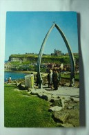 Whitby - The Whalebone Arch On West Cliff With St. Mary's Parish And The Abbey On East Cliff - Whitby