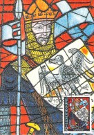 LUXEMBOURG  CARTE MAXIMUM  NUM-YVERT  1177 VITRAUX - Maximum Cards