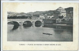 Torino-Ponte In Pietra E Gran Madre Di Dio-(CPA). - Brücken