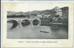 Torino-Ponte In Pietra E Gran Madre Di Dio-(CPA). - Ponts