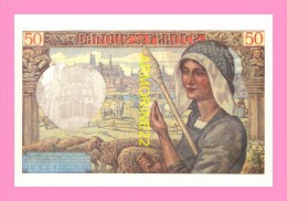 CPM    BILLET DE 50 FRANCS   J. COEUR - Monete (rappresentazioni)