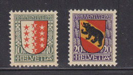 PJ 1921   N° 18 - 19   NEUFS**   CATALOGUE ZUMSTEIN - Neufs