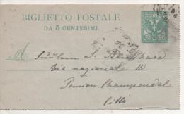 Nr.  1541 ,  Ganzsache Italien, Kartenbrief - Entero Postal