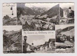 AUTRICHE - SAINT ANTON AM ARLBERG - MULTIVUES - FLAMME 1964 - 2 Scans - - St. Anton Am Arlberg