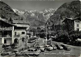 Italie -gd Format -ref M252- Courmayeur - Voitures -theme Transports -automobile  - Carte Bon Etat - - Other & Unclassified