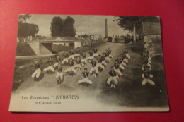 Cp Les Laumes " Les Volontaires" 2° Exercice 1909 Tampon Au Dos Societe De Tir Mixte Et De Gymnastique - Venarey Les Laumes