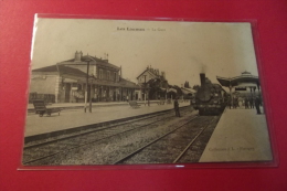 Delcampe - C P    Les Laumes  La Gare Train - Venarey Les Laumes